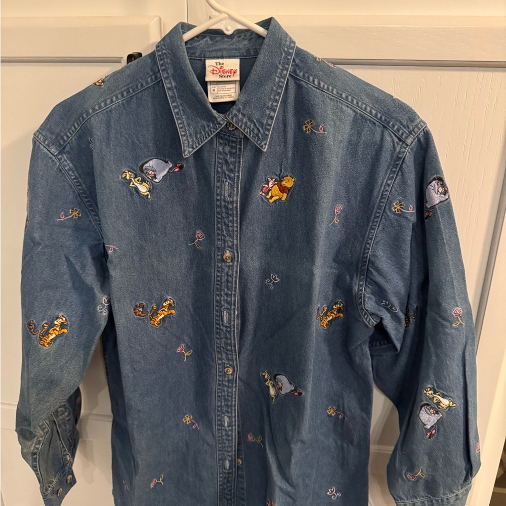 Disney Embroidered Denim Shirt